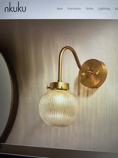 Nkuku/John Lewis Glass/Brass