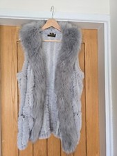 JAYLEY Grey Hand Knitted Faux