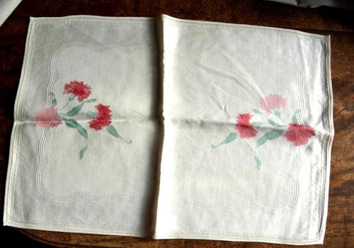 Table linen carnations place - table,
