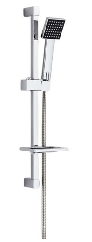 Shower riser chrome square - shower,