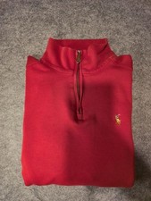 Polo Ralph Lauren Kids Red quarter-zip L 14-16 Casual Apparel