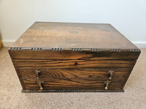 Large vintage solid oak - large,