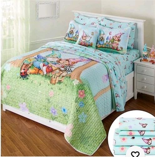 New spring garden gnome 3pc - spring,