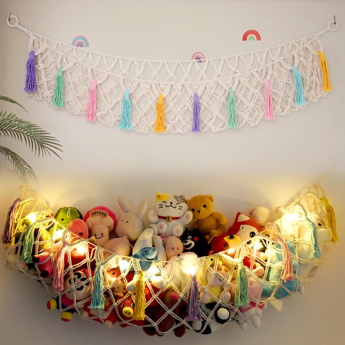 Stuffed animal net hammock - animal,