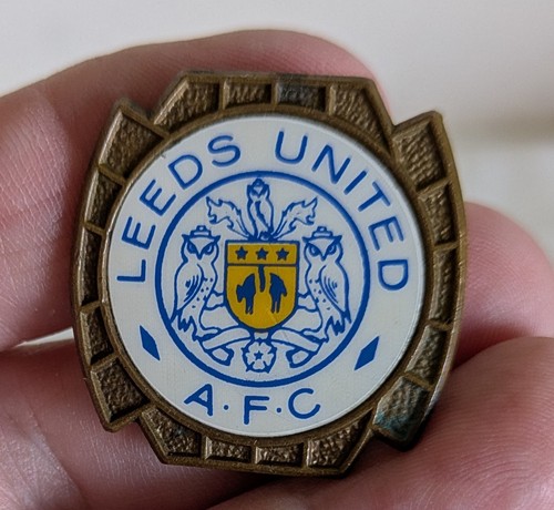 Vintage leeds united afc pin - leeds,