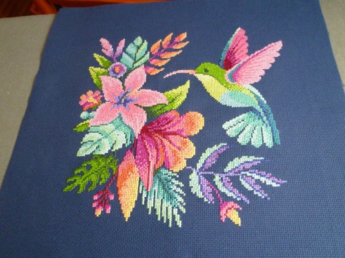 Completed cross stitch - completed,