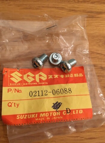 Suzuki screws 6mm - screws, 8mm