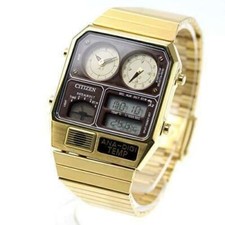 CITIZEN ANA-DIGI TEMP JG2103-72X Gold Men's Watch New