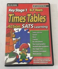 Action SATS Learning Key Stage 1 (4-7 Years) Times Table PC Video Games PC