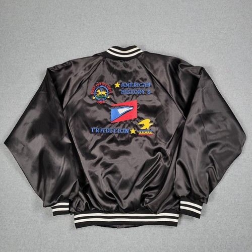 Vintage usps satin bomber - vintage,