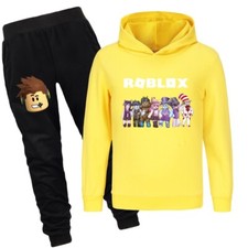 Kids Boys Girls Robot Hoodie+Pants Tracksuit Set Hooded Sweatshirt Sport Outfits