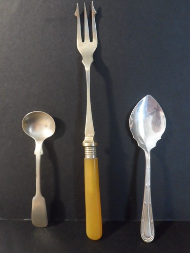 Vintage epns pickle fork jam - epns, +