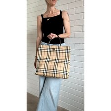 Burberry Nova Check Tote Bag
