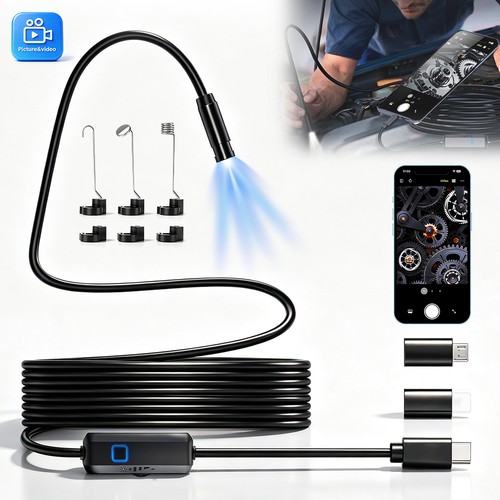 Led endoscope snake - endoscope,