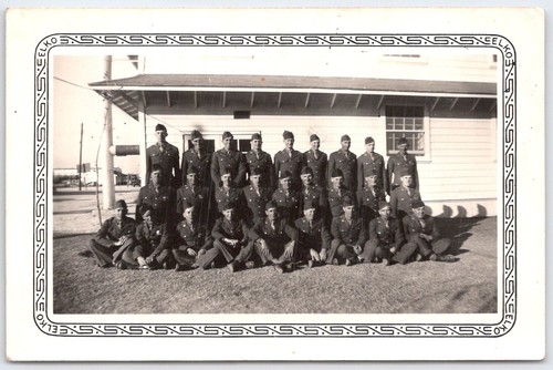 Military group 1940s snapshot - group,
