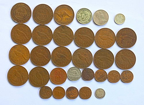 Commonwealth coins 1907 1967 - 1907,