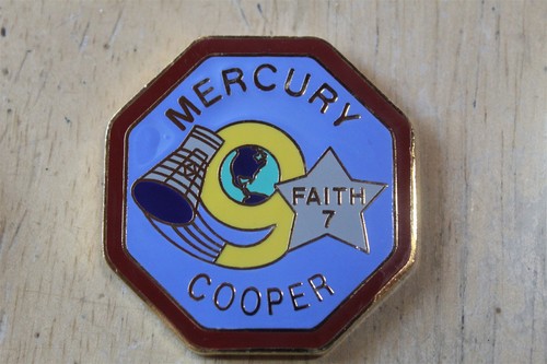 Cloisonne space medal mercury - medal,