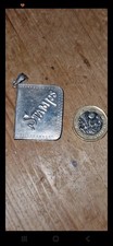 Antique silver stamp case