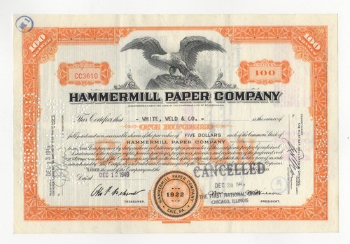 Hammermill paper company stock - paper,