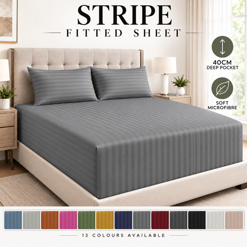 Deep fitted sheet - sheet, single