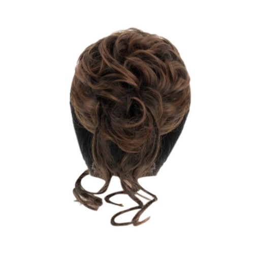 Clip synthetic tousled hair - synthetic,