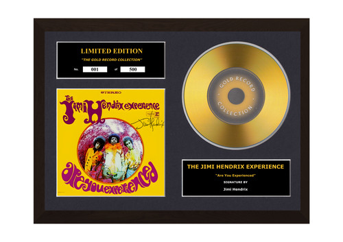Jimi hendrix signed gold - jimi,