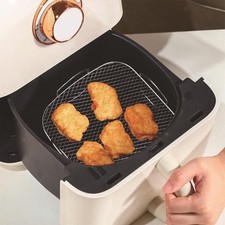 Square Air Fryer Rack Oven Cooling Shelf French Fries Rack Fryer Accessory