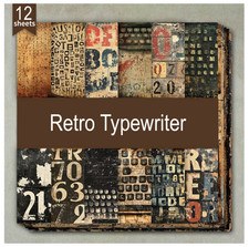 Retro Typewriter - Craft Paper