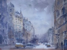 London St Scene Watercolour
