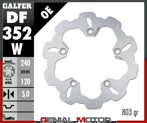 Galfer rear brake - galfer, wave