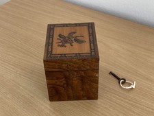 Fine Tunbridge ware tea caddy