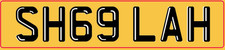 SHEILAGH Number Plate SHELAH