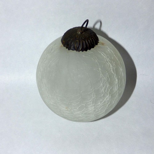 Large vintage crackle - large, glass