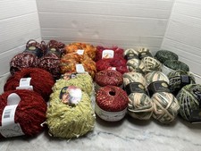 Mixed Lot 20 Skeins Novelty