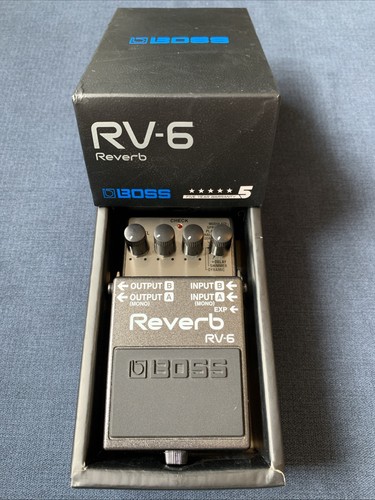 Boss digital reverb - boss, rv-6