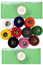 10 x Anchor Pearl Cotton Embroidery Crochet Thread balls size 8, 85m UK