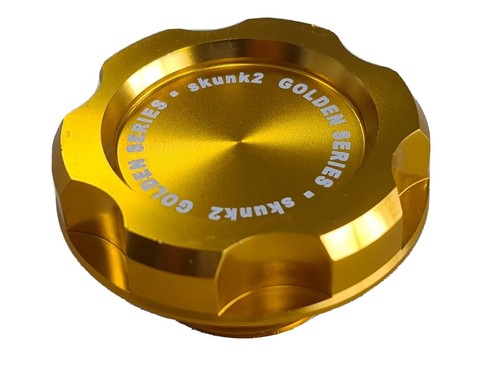 Skunk2 oil filler cap - oil, gold