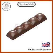 CW1899 Chocolate World Professional Polycarbonate Bar Square Sphere Mould