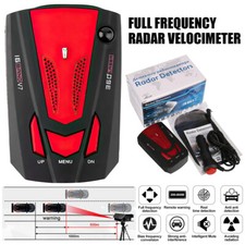 360° Car Speed V7 GPS Radar Detector Camera Voice Alert Warning Speedometer UK