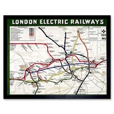 London Electric Railway Map Uk