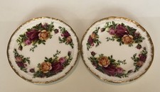 Set of 2 Royal Albert Old Country Roses Small (12cm) Cupcake Dish/Trinket Dish
