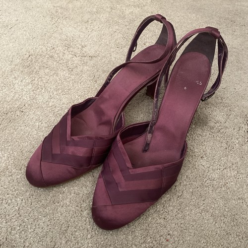 Womens clark purple satin - clark's,
