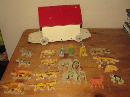 Antique toy pull - a, long