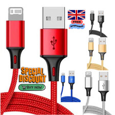 iPhone Charger Cable 3Pack MFI