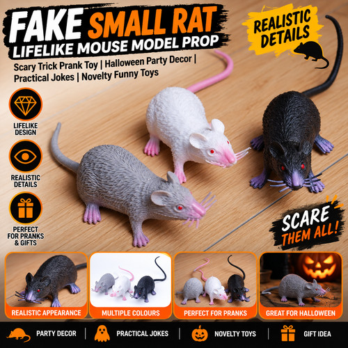 Fake rat lifelike mouse - rat,