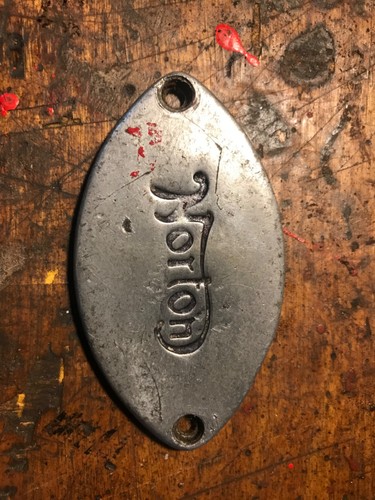 Norton gearbox access plate