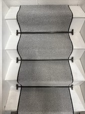 CARPET STAIR RUNNER 14 STEPS , 55cm Wide, HARDWEARING, BLEACH CLEANABLE