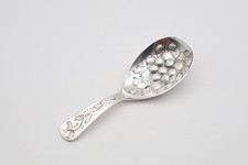 Vintage Silver Embossed Berry