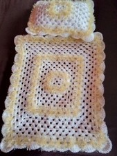 Doll's Crochet Pram Or Crib