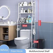 Over The Toilet & Laundry 3 Tier Storage Rack Stainless Steel Shelf Bathroom